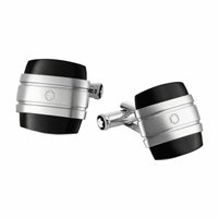 Gemelli Montblanc Uomo in Acciaio Onice 106624 - 106624